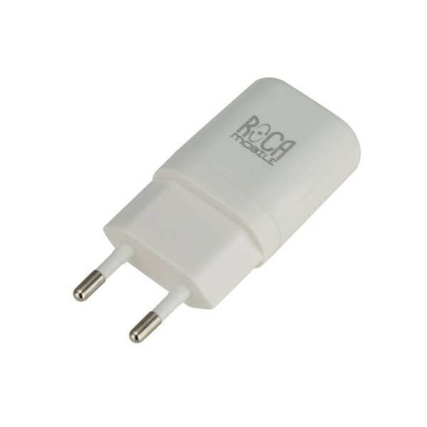 Cargador ROCA 1.2A | 1 USB | Sin Cable